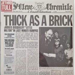 Jethro Tull ‎"Thick As A Brick (50th Anniversary Edition)" (LP)*