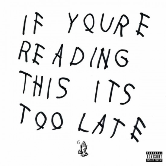 Drake ‎"If You're Reading This It's Too Late" (2xLP)