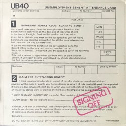 UB40 ‎"Signing Off" (LP)*