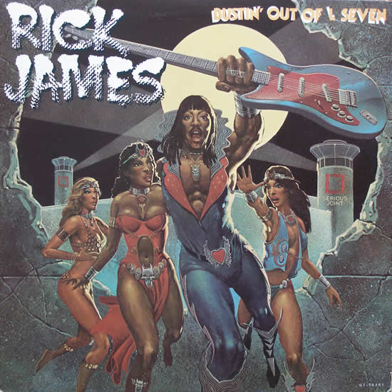 Rick James ‎"Bustin' Out Of L Seven" (LP)