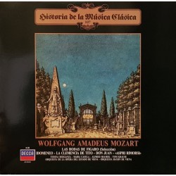 Wolfgang Amadeus Mozart - Idomeneo (Obertura) - Aria de Conc. - Aspri Rimorsi - K.432 - La Clemencia De Tito (Fragmento) - Las Bodas De Fígaro (Selección) - Don Juan (Fragmento - Final Acto I) (LP) 