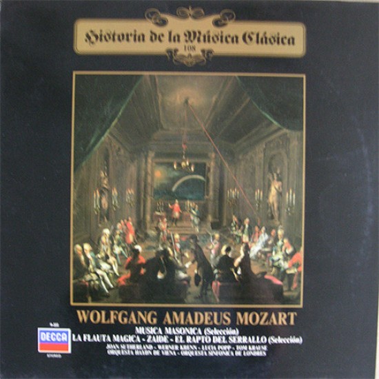 Wolfgang Amadeus Mozart ‎"Historia De La Música Clásica 108" (LP)