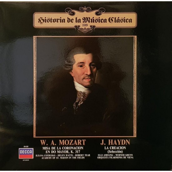 Wolfgang Amadeus Mozart / Joseph Haydn ‎"Misa de la Coronación K. 317 - La Creación (Selección)" (LP)
