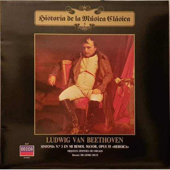 Ludwig van Beethoven ‎"Sinfonía nº 3 OP. 55 'Heróica'" (LP)