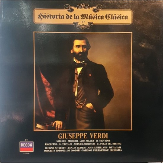 Giuseppe Verdi ‎/ Nabucco / Macbeth / Luisa Miller "El Tovador - Rigoletto - La Traviata - Visperas Sicilianas - La Forza Del Destino" (LP)