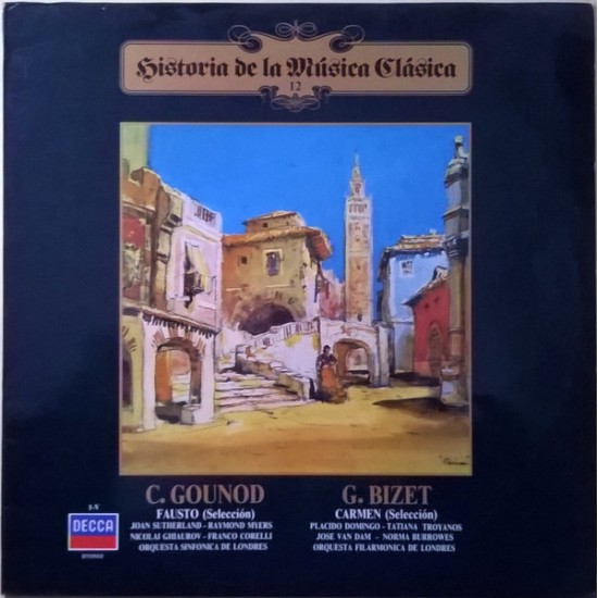 Charles Gounod / Georges Bizet ‎"Fausto (Selección) - Carmen (Selección)" (LP)