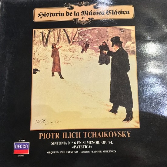 Pyotr Ilyich Tchaikovsky ‎"Sinfonia Nº6 En Si Menor, Op. 74 'Patetica'" (LP)