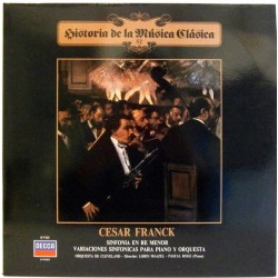 Cesar Franck / Orquesta De Cleveland / Lorin Maazel / Pascal Roge - Sinfonía En Re Menor / Variaciones Sinfónicas Para Piano Y Orquesta (LP) 