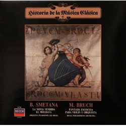 B. Smetana / Max Bruch Feat Orquesta Filarmónica De Israel / Royal Philharmonic Orchestra / Kyung-Wha Chung Directed By István Kertész / Rudolf Kempe - La Novia Vendida - El Moldava / Fantasía Escocesa Para Violín Y Orquesta (LP) 