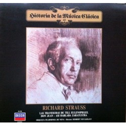 Richard Strauss / Orquesta Filarmónica De Viena Conducted By Herbert Von Karajan - Las Travesuras De Till Eulenspiegel - Don Juan - Así Hablaba Zaratustra (LP) 