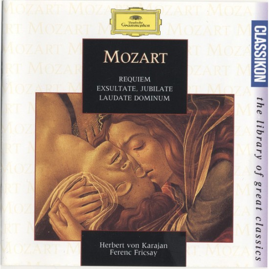 Mozart, Herbert von Karajan, Ferenc Fricsay ‎"Requiem / Exsultate, Jubilate / Laudate Dominum"(CD) 