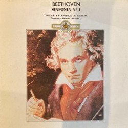 Ludwig van Beethoven, Orquesta Sinfónica De Baviera, Helmut Jenssen - Sinfonia Nº1  (LP)