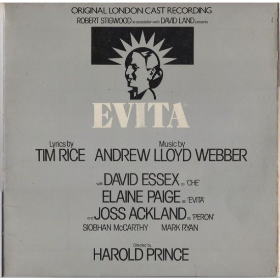 Andrew Lloyd Webber And Tim Rice ‎"Evita: Original London Cast Recording" (LP - Gatefold) 
