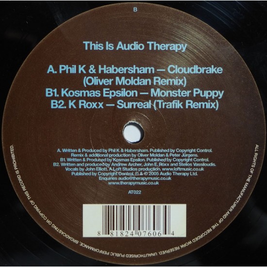 This Is Audio Therapy (Disc One) (12")