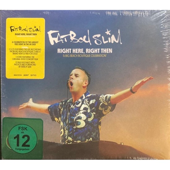 Fatboy Slim ‎"Right Here, Right Now (A Big Beach Boutique Celebration) (2xCD + DVD - Gatefold Digipack)