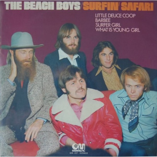 The Beach Boys / The Surfin' Six ‎"Surfin' Safari (Little Deuce Coop / Barbee / Surfer Girl / What Is Young Girl )" (LP)