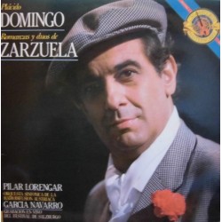 Plácido Domingo / Pilar Lorengar / Orquesta Sinfonica De La Radiodifusion Austriaca / Garcia Navarro ‎"Romanzas Y Duos De Zarzuela" (LP)