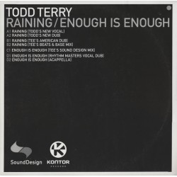 Todd Terry ‎"Raining / Enough Is Enough" (2x12")