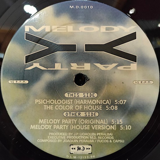 J.P. "Melody Party" (12") J.P. "Melody Party" (12")