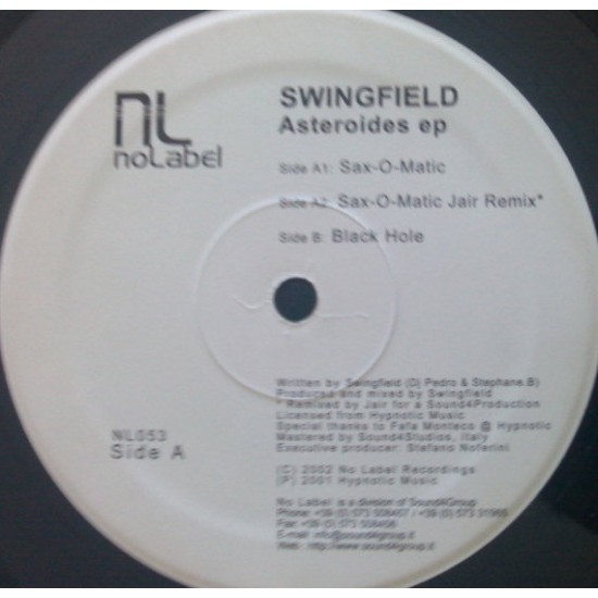 Swingfield ‎"Asteroides EP" (12")