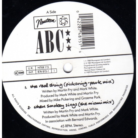 ABC ‎"The Real Thing" (12")