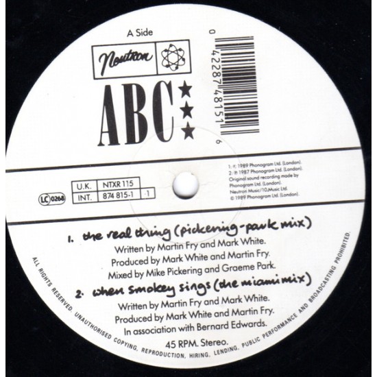 ABC - The Real Thing" (12")