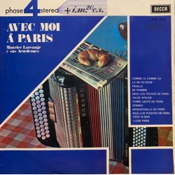 Maurice Larcange Y Sus Acordeones "Avec Moi A Paris" (LP)