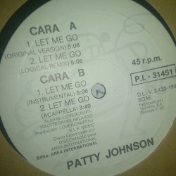 Patty Johnson ‎"Let Me Go" (12")