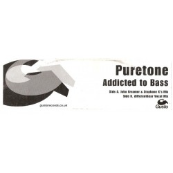 Puretone ‎"Addicted To Bass" (12" - Promo) 