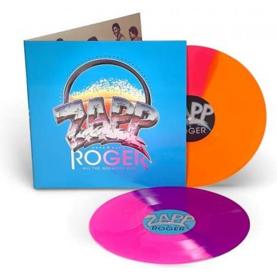 Zapp & Roger ‎"All The Greatest Hits" (2xLP - Gatefold - color Rosa/Naranja + Violeta/Magenta)