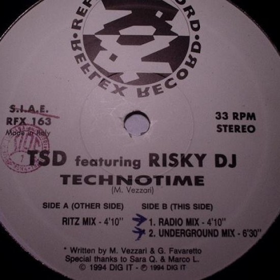 TSD Feat. Risky DJ "Technotime" (12")