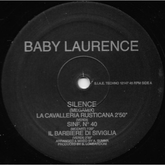 Baby Laurence ‎"Silence (Megamix)" (12")