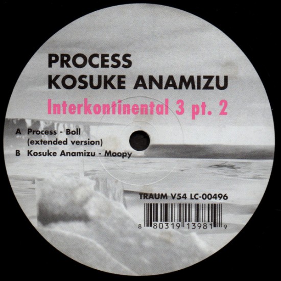 Process / Kosuke Anamizu ‎"Elektronische Musik -Interkontinental 3 (Part 2)" (12")
