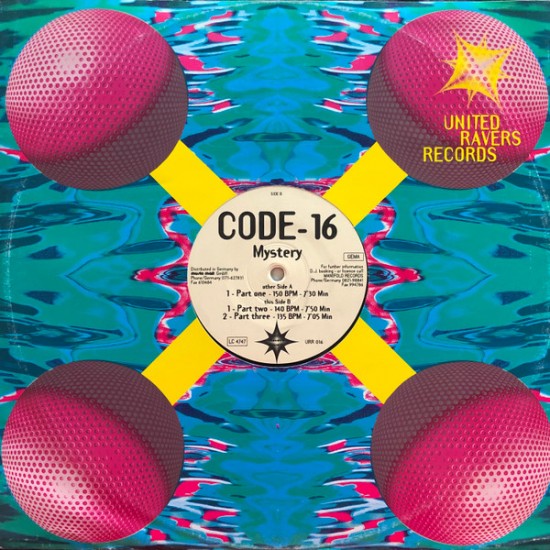 Code-16 "Mystery" (12") Code-16 "Mystery" (12")
