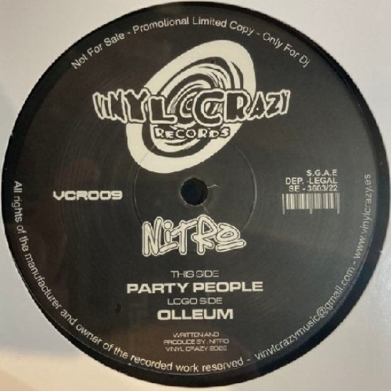 DJ Nitro ‎"Party People / Olleum" (12")