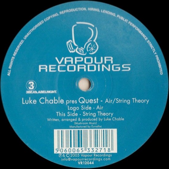Luke Chable Pres Quest ‎"Air / String Theory" (12")