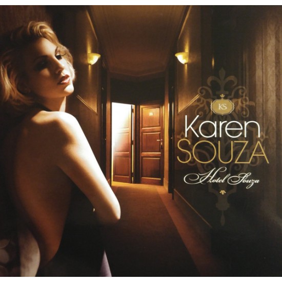 Karen Souza ‎"Hotel Souza" (LP - ed. Limitada - color Dorado)