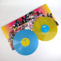 Basement Jaxx - The Singles  (2xLP - Gatefold - colores Azul + Amarillo)