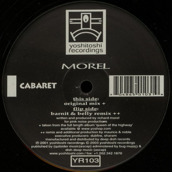 Richard Morel "Cabaret" (2x12")