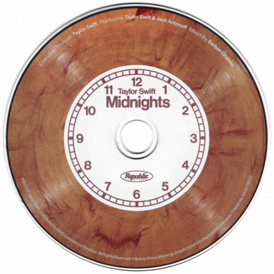 Taylor Swift ‎"Midnights" (CD - Special Edition - Blood Moon)