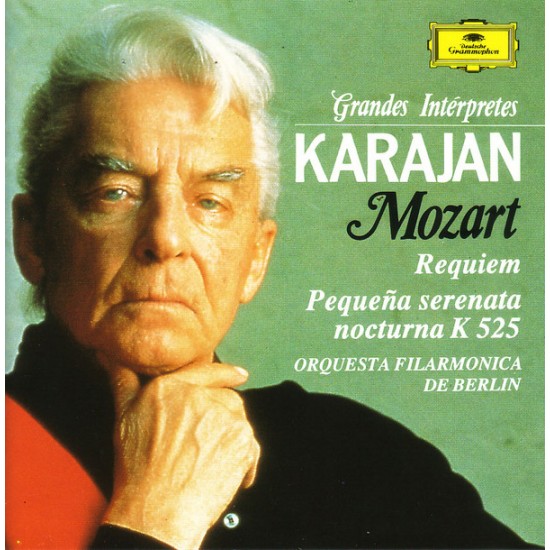 Wolfgang Amadeus Mozart - Herbert von Karajan, Orquesta Filarmonica De Berlin "Requiem / Pequeña Serenata Nocturna K 525" (CD)