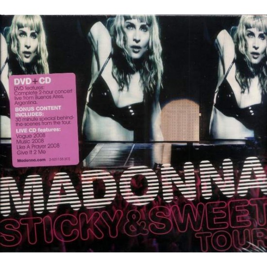 Madonna ‎"Sticky & Sweet Tour" (DVD+CD) 