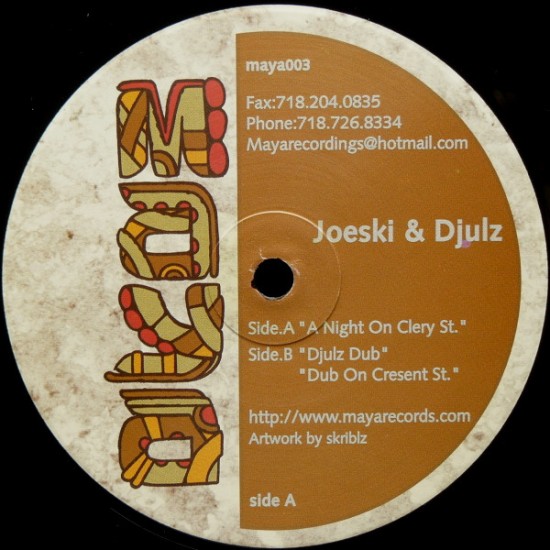 Joeski & Djulz "A Night On Clery St." (12")