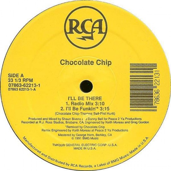 Chocolate Chip ‎"I'll Be There" (12")