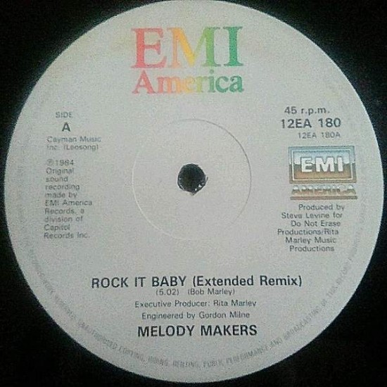 Melody Makers "Rock It Baby" (12")
