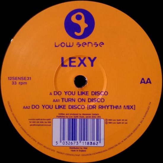 Lexy ‎"Do You Like Disco / Turn On Disco" (12")