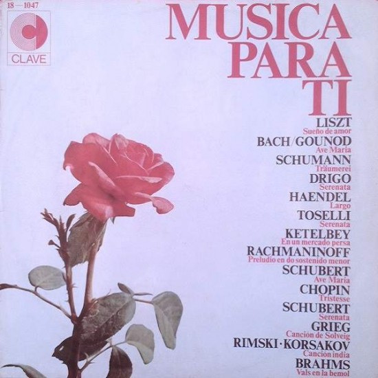 Orquesta Filarmónica De Alemania Del Sur - Franz Hartwig ‎"Musica Para Ti" (LP) 