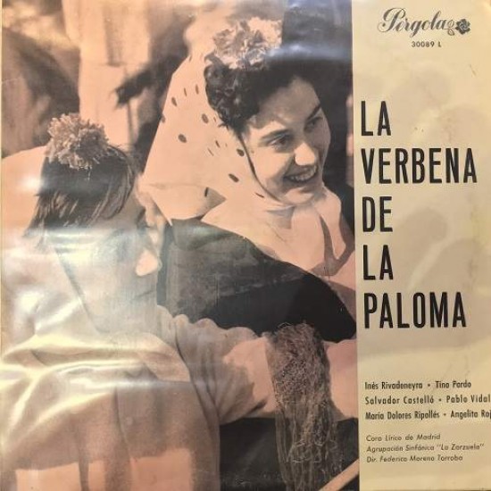 Ricardo De La Vega - F. Moreno Torroba - Tomás Bretón  ‎"La Verbena De La Paloma (Selección)" (10") 