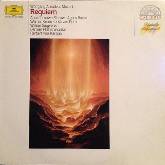 Anna Tomowa-Sintow, Agnes Baltsa, Werner Krenn, José Van Dam, Wiener Singverein, Berliner Philharmoniker, Herbert Von Karajan - Wolfgang Amadeus Mozart ‎"Requiem" (LP)