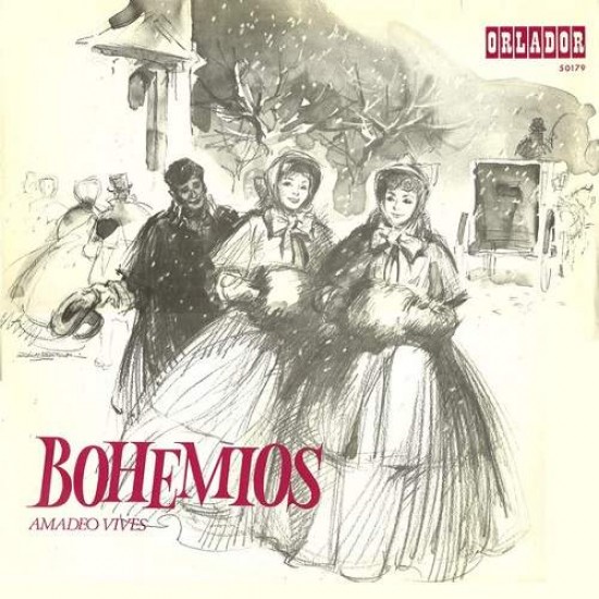 Amadeo Vives ‎"Bohemios" (LP) 